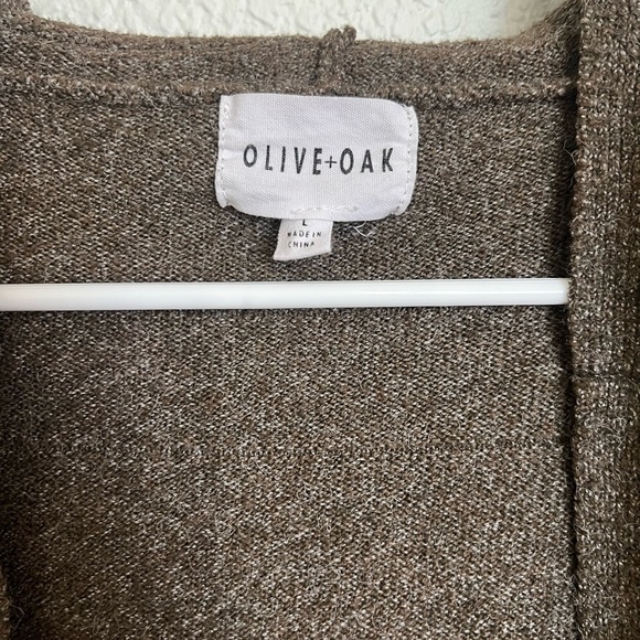 Olive + Oak Brown Hooded Cardigan - Picture 5 of 8